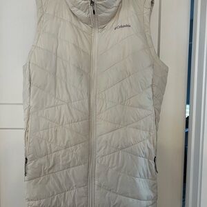 Columbia Women's Off-White Quilted Vest